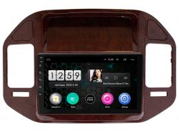 Магнитола серии HT Mitsubishi Pajero III 1999-2006 орех 9 дюймов на Android 9.1