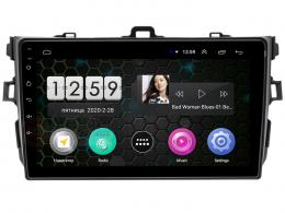 Магнитола серии HT Toyota Corolla, Axio, Fielder 2006-2013 черная 9 дюймов на Android 9.1