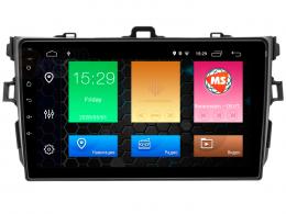 Магнитола серии AD Toyota Corolla, Axio, Fielder 2006-2013 антрацит 9 дюймов на Android 10