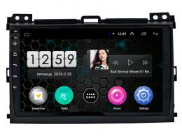 Магнитола серии HT Toyota Land Cruiser Prado 120, Lexus GX 2002-2009 9 дюймов на Android 9.1