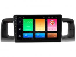 Магнитола серии AD Toyota Corolla 2000-2004 черная 9 дюймов на Android 10