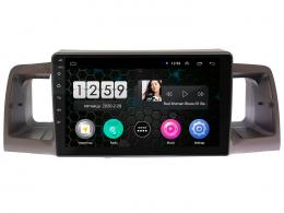 Магнитола серии HT Toyota Corolla 2000-2004 бежевая 9 дюймов на Android 9.1